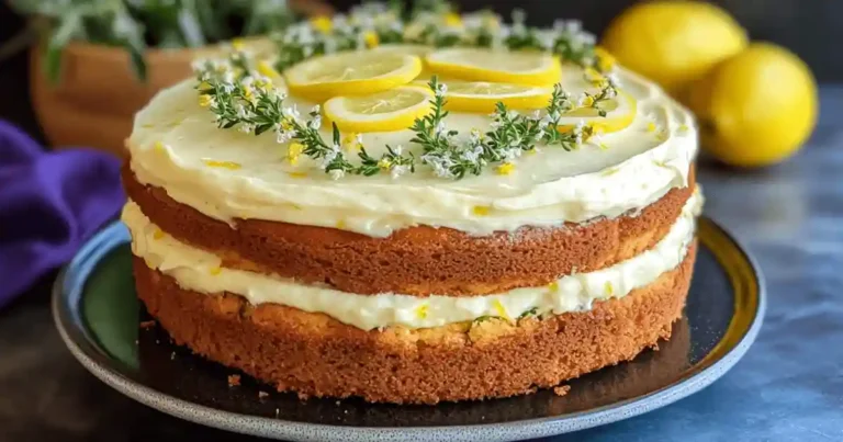 lemon cake vegan recipe