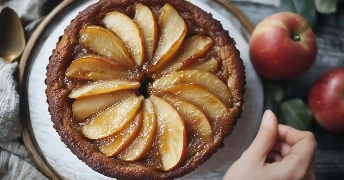 vegan upside down apple cake recipes